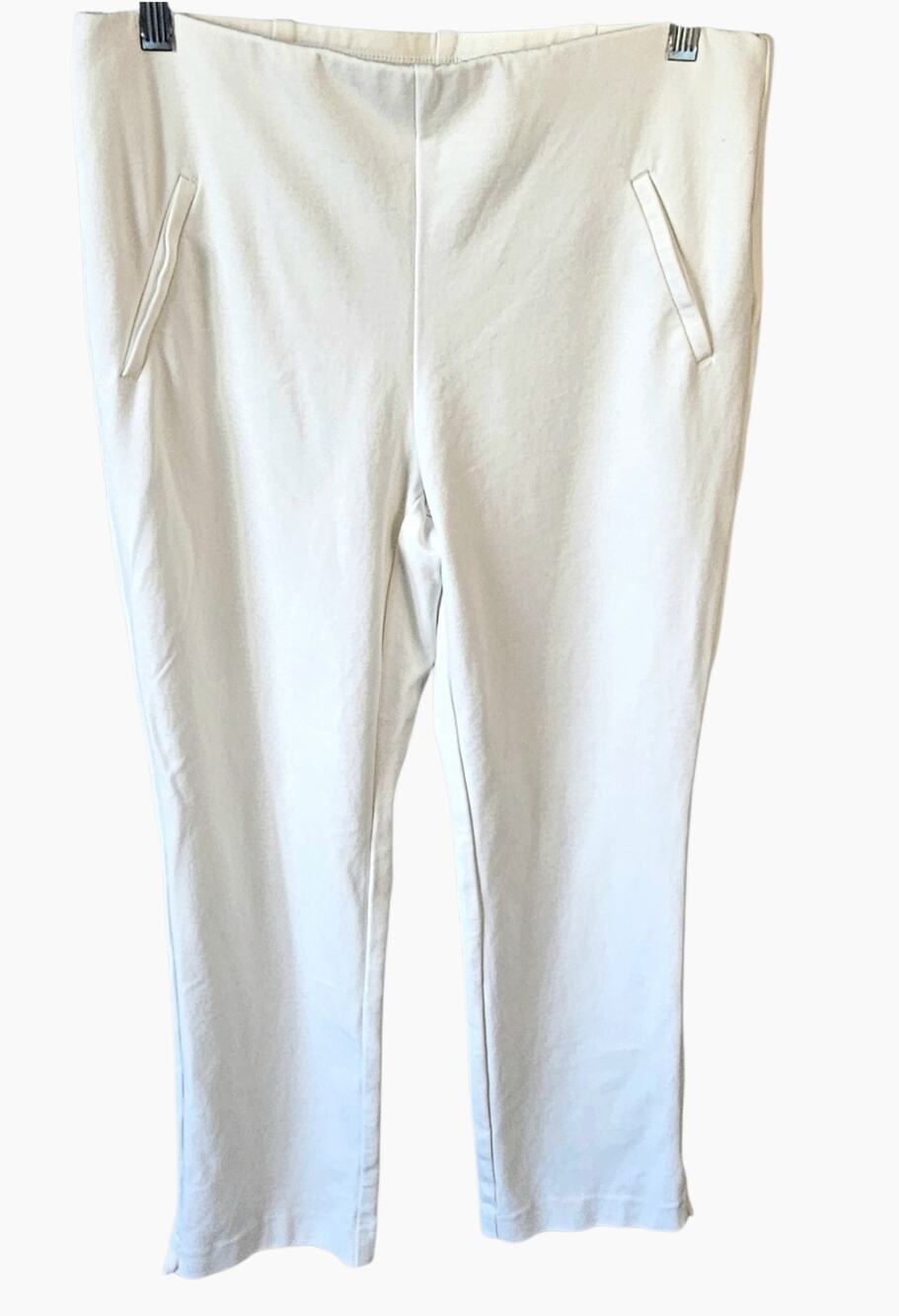 Fabulously Slimming by Chico's Off-White Pull-On Pants SZ 0.5 (US 6) Short
